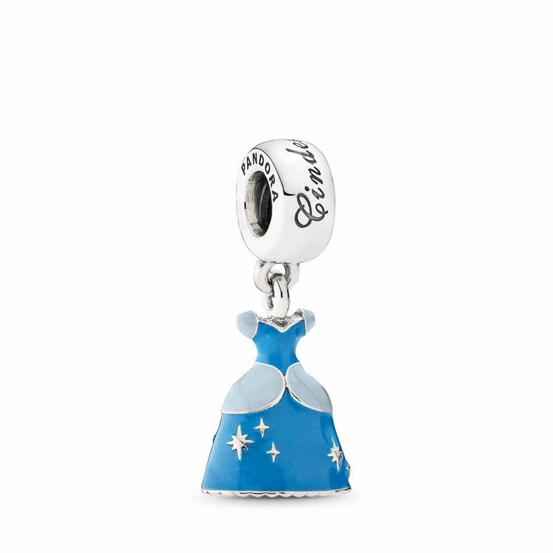 Pandora Disney Cinderella's Dress Dangle Charm Silver Egypt DS4602817